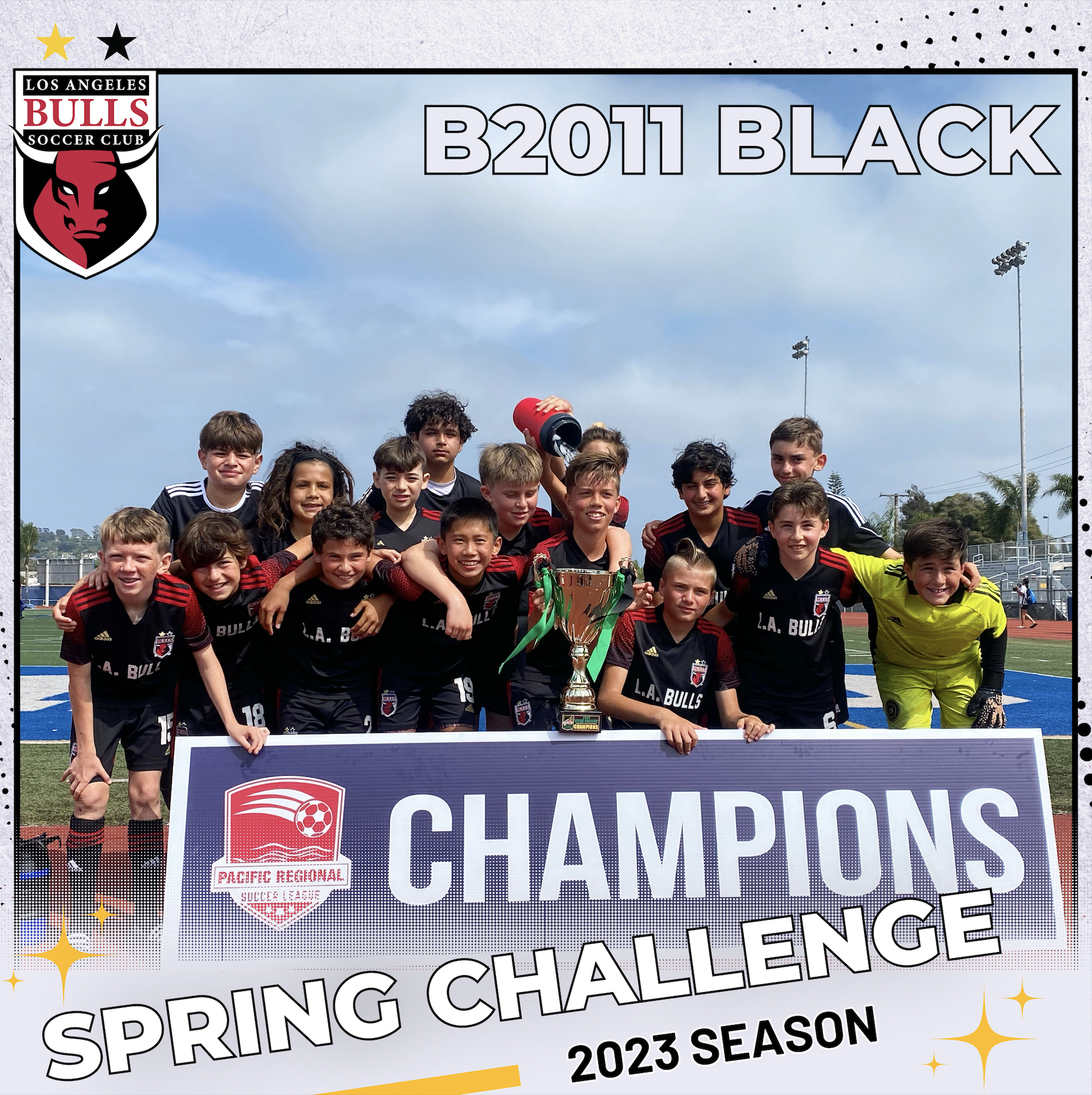 LA Bulls Spring League champs B11 black MLS Next